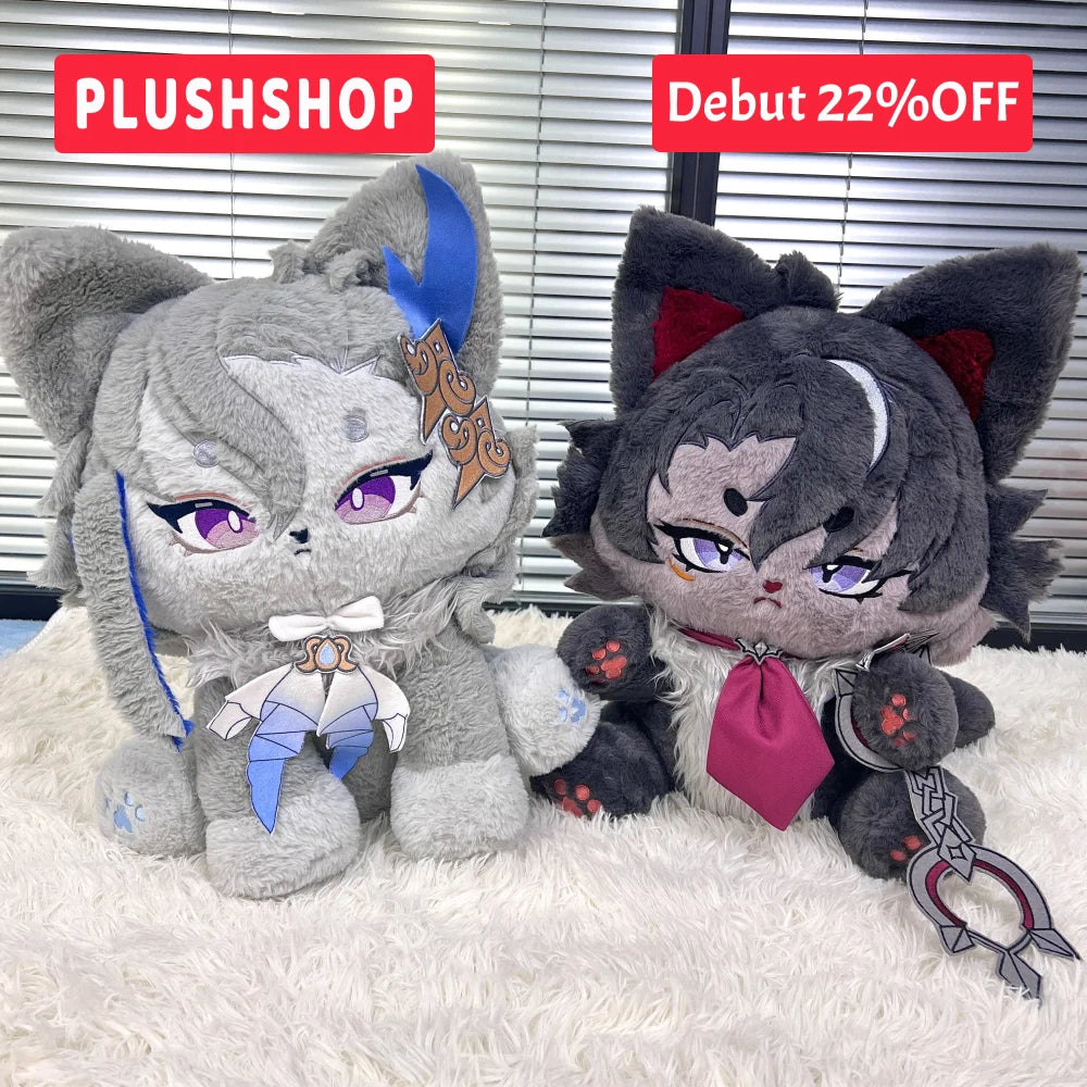 Genshin Impact Wriothesleymeow & Neuvillettemeow Plushie Combo Pack