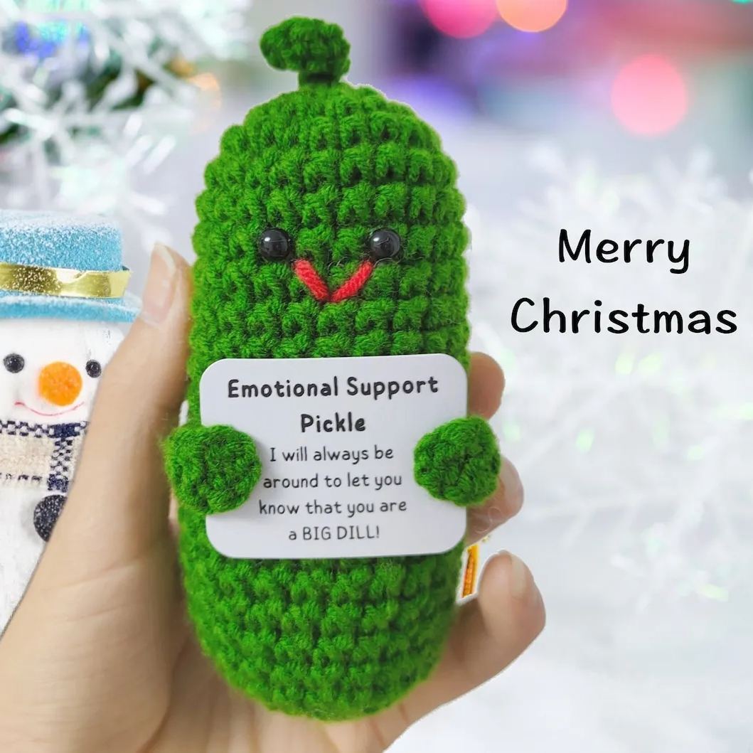 Handmade Emotional Support Pickled Cucumber Gift