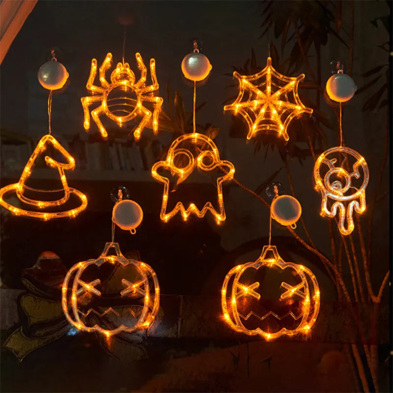 Haunted Harvest Window Decor