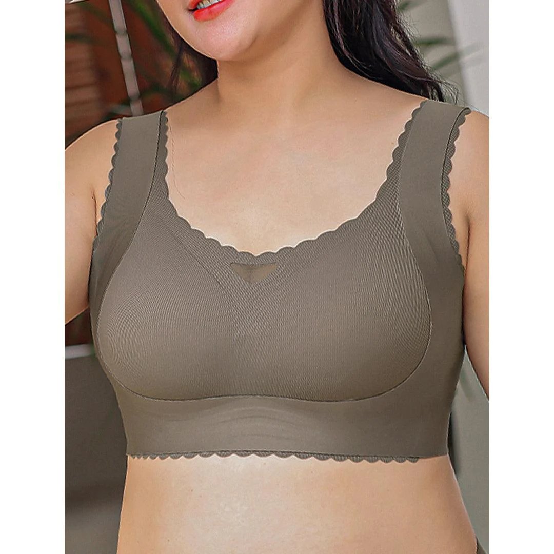 Helena Scalloped Design Natural Uplift Adjustment Bra