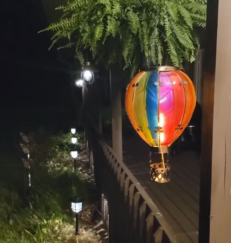 Hot Air Balloon Solar Lantern