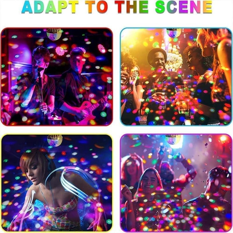 HOT SALE - Colorful Rotating Disco Ball Light