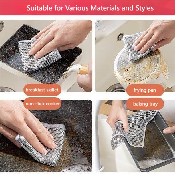 Hot Sale - Double Stainless Steel Scrubber