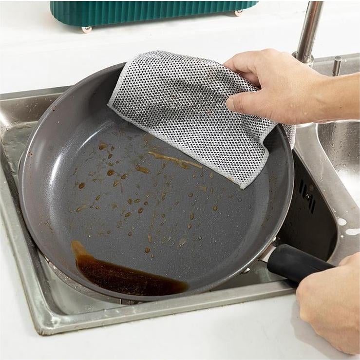 Hot Sale - Double Stainless Steel Scrubber