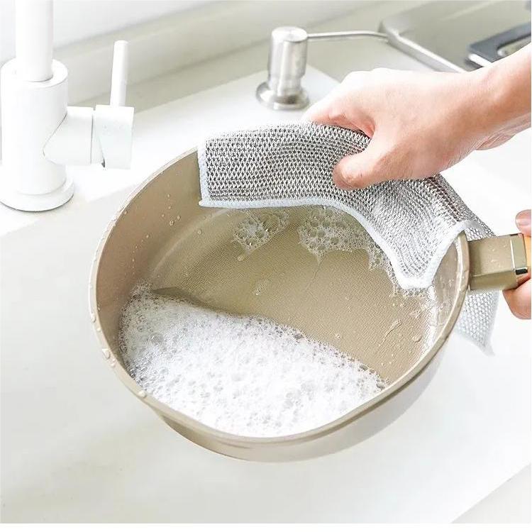 Hot Sale - Double Stainless Steel Scrubber