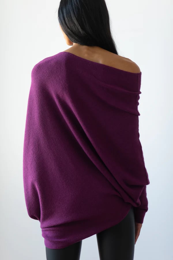 Hot Sale 49% Off - Asymmetric Draped Jumper