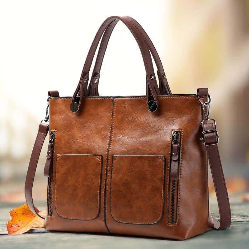 Hot SALE 49% OFF - Ladies vintage leather shoulder bag