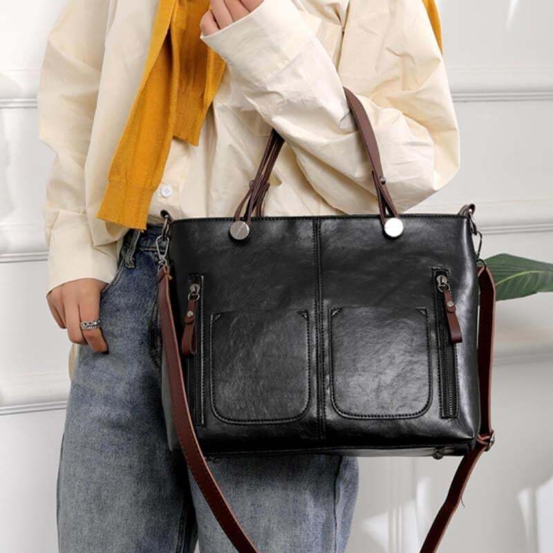 Hot SALE 49% OFF - Ladies vintage leather shoulder bag