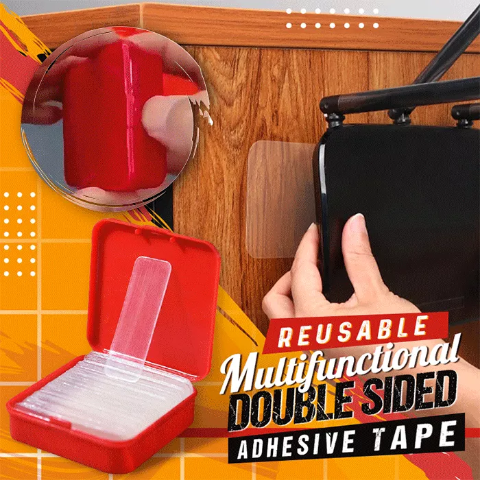 (Hot Sale 50% OFF) Reusable Multifunctional Double Sided Adhesive Tape (60 PCS) - Buy 4 Get 6 Free