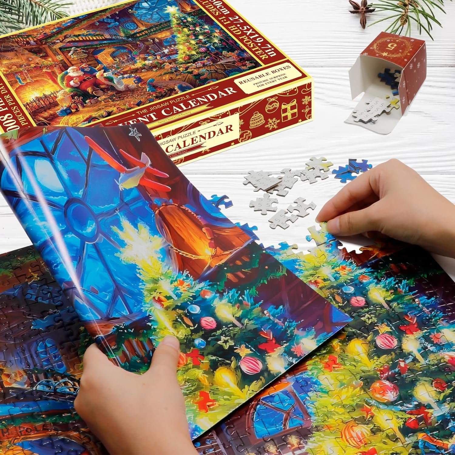 (HOT SALE NOW 49% OFF) - Advent Calendar 2023 Christmas Jigsaw Puzzles