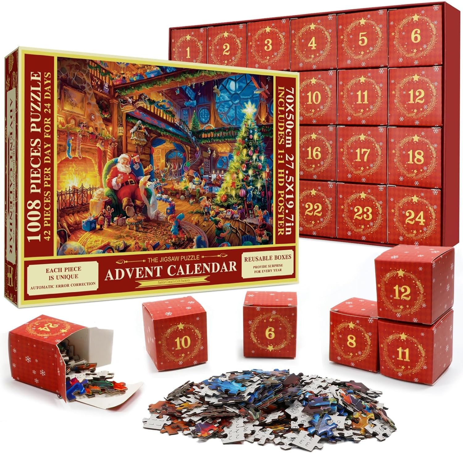 (HOT SALE NOW 49% OFF) - Advent Calendar 2023 Christmas Jigsaw Puzzles