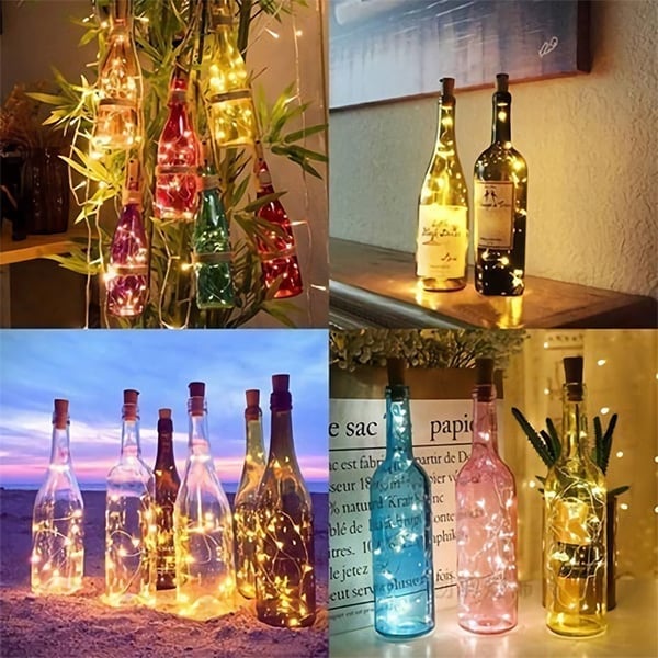 (HOT SALE NOW-50% OFF) BOTTLE LIGHTS ( Battery Included - Replaceable )