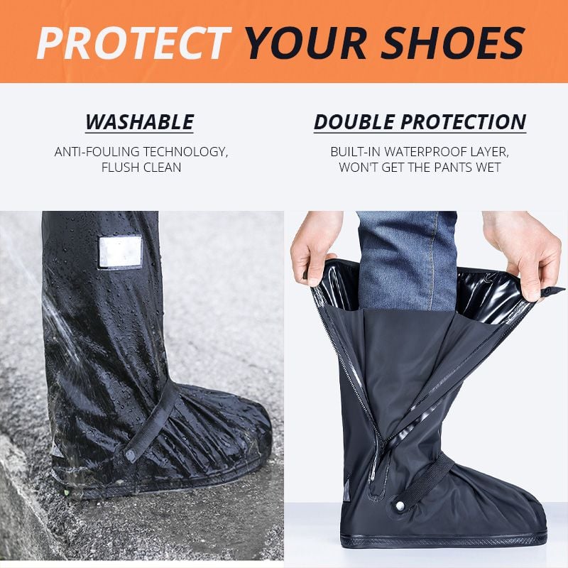 Hot Sale Promotion 49% OFF - Suitable for wide feet - All-Round Long Waterproof Boot Cover