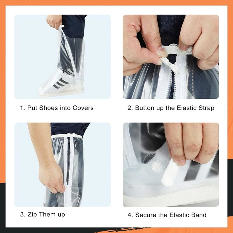 Hot Sale Promotion 49% OFF - Suitable for wide feet - All-Round Long Waterproof Boot Cover