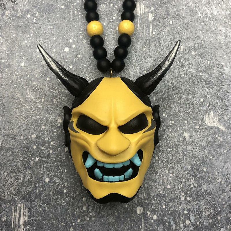 Japanese Oni Mask Car Rear Veiw Mirror Ornament