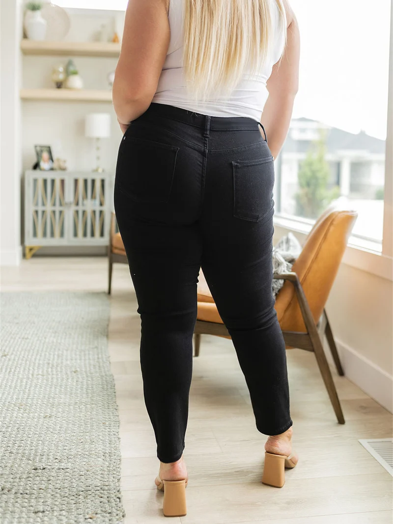 Judy Tummy Control Butt Lifting Jeans Blue