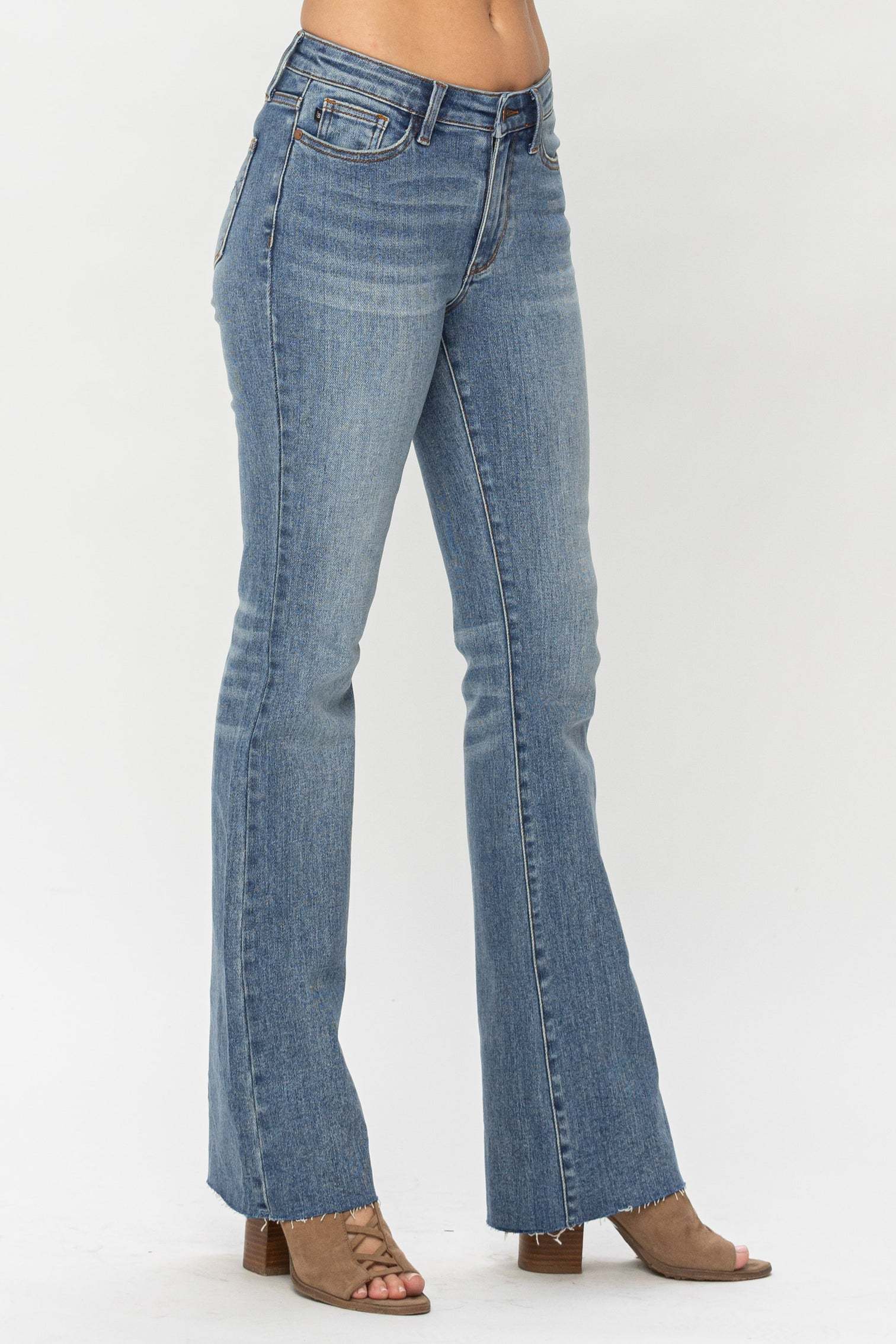 Judy Mid-Rise Tummy Tuck Bootcut Jeans