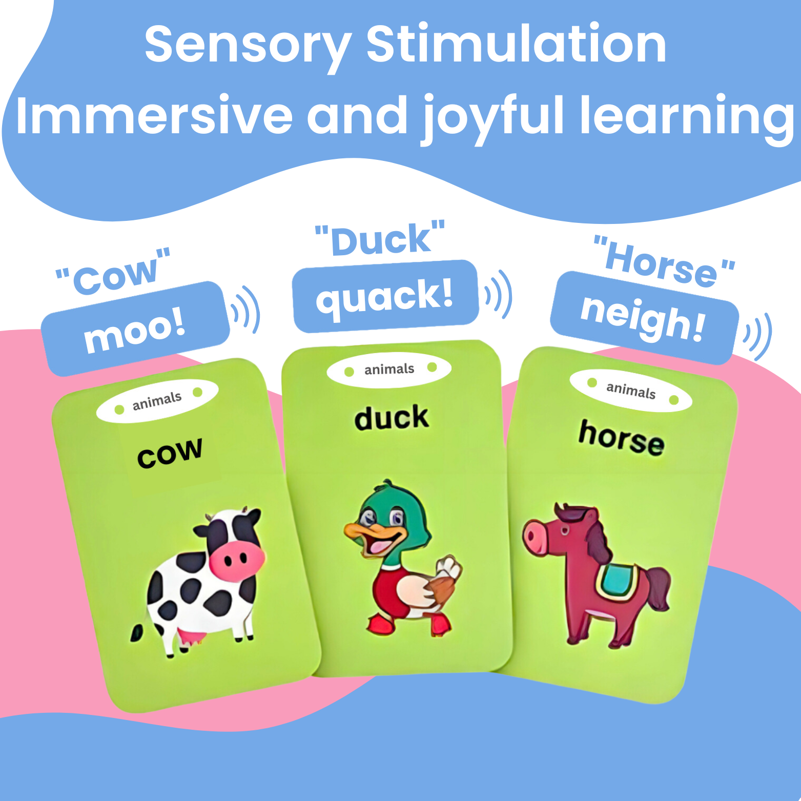 Kids Early Learning Flashcards - Audible Reading Device