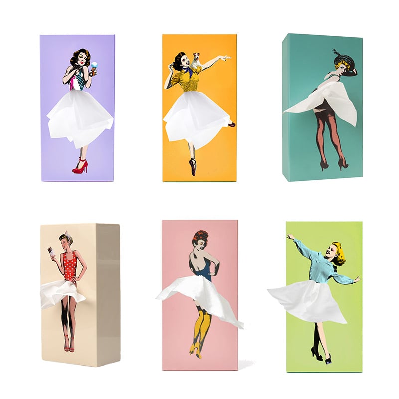 LAST DAY 49%OFF - Flying Skirt Tissue Box