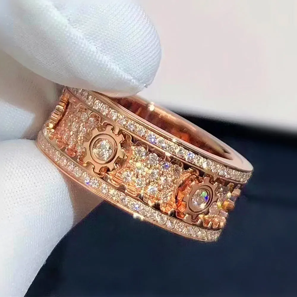 LAST DAY 50% OFF - Handmade Diamond Ornate Geometric 3D Band Ring