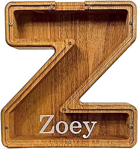 Last Day 70% OFF - Customize Letter Piggy Bank-Wood Gift For Kids