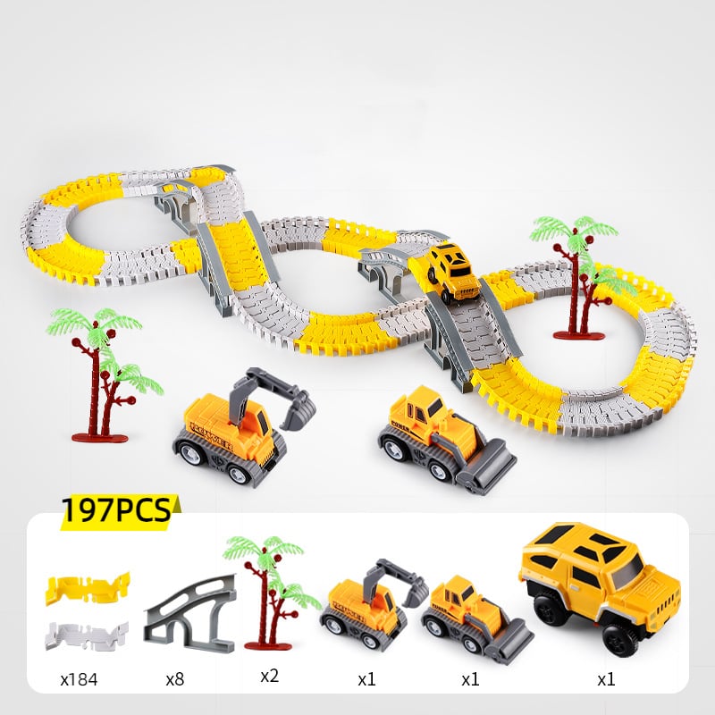 Last Day 70% OFF - Electric Flexible Rail Track Toy