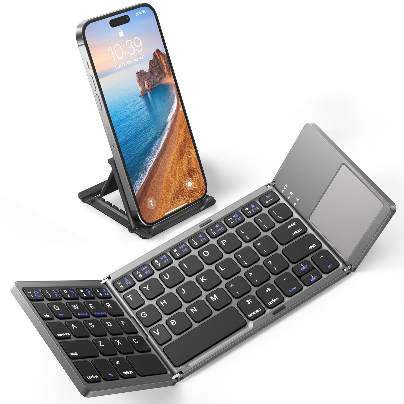 Last Day Promotion 49% OFF - Foldable Bluetooth Keyboard with Touchpad