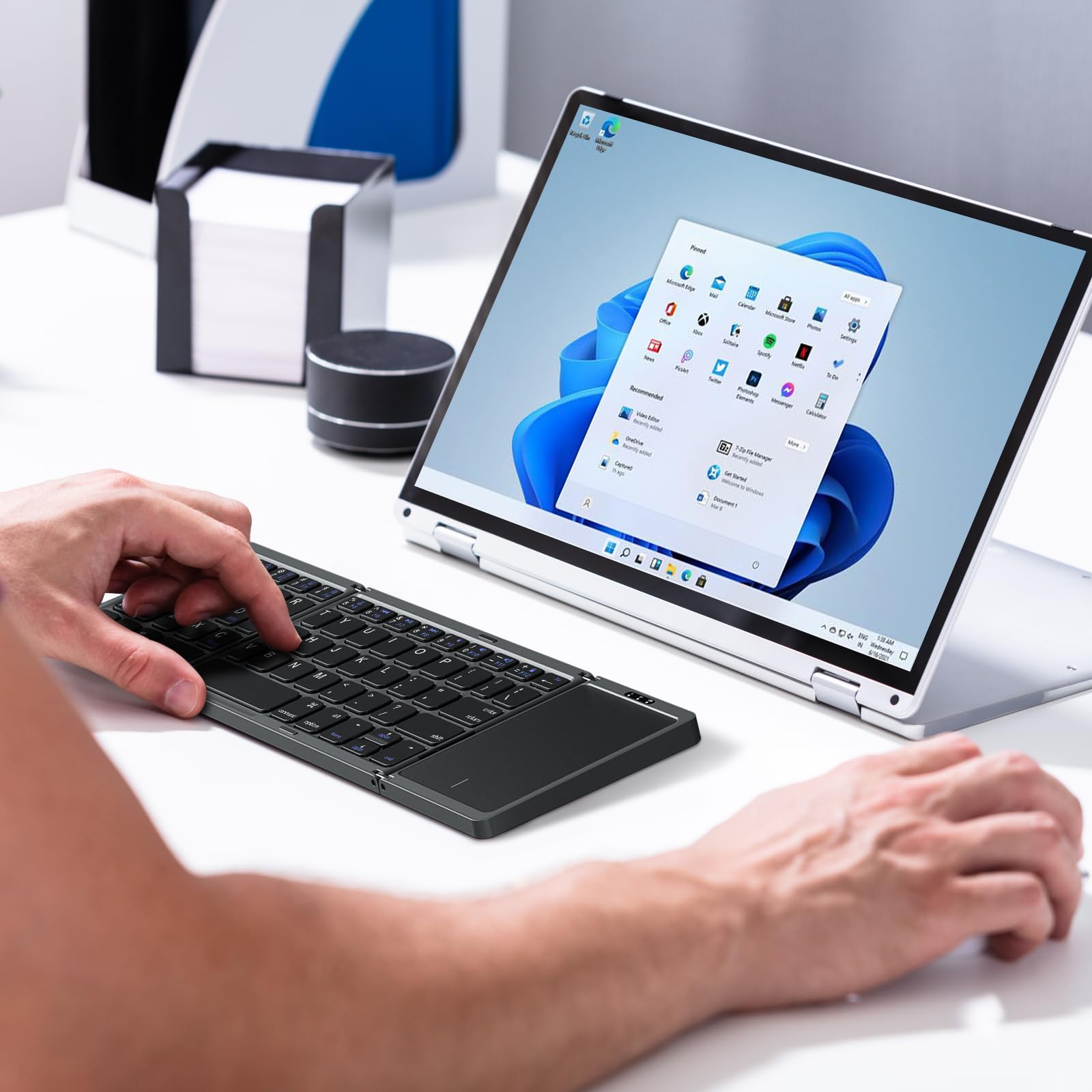 Last Day Promotion 49% OFF - Foldable Bluetooth Keyboard with Touchpad