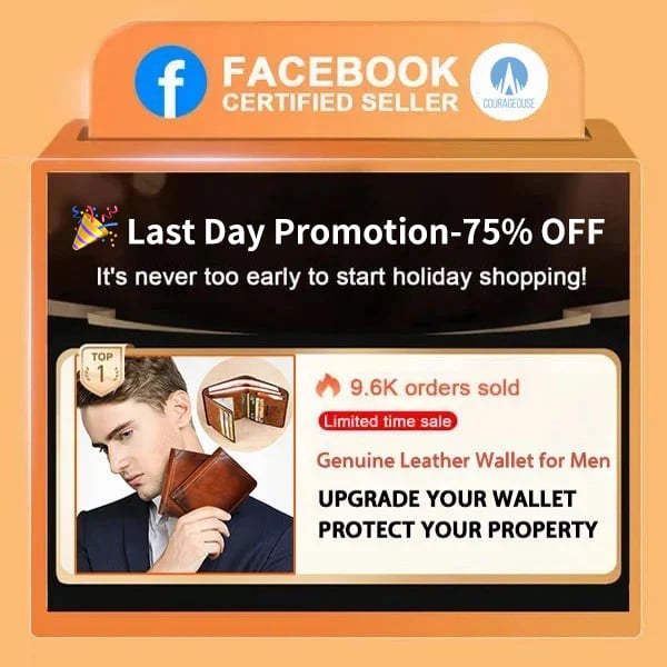 Last Day Promotion-49% OFF - RFID Genuine Leather Wallet for Men