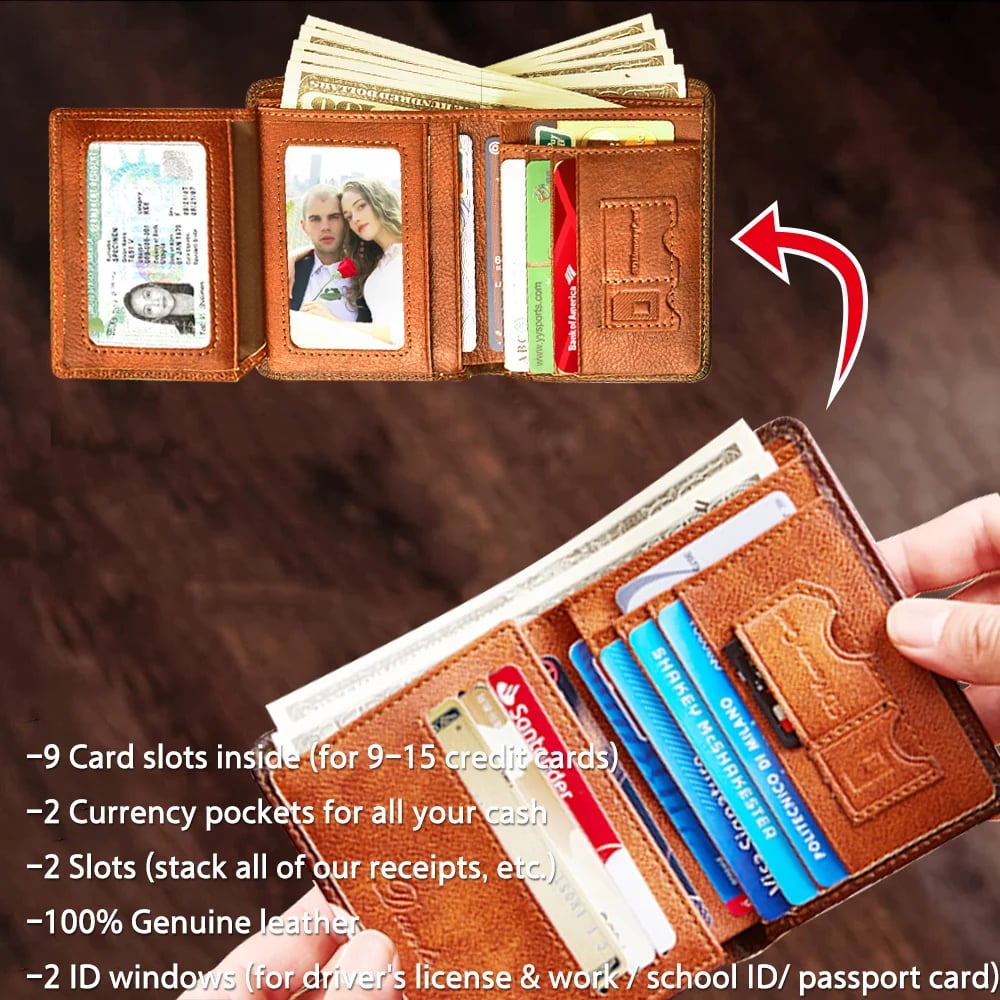 Last Day Promotion-49% OFF - RFID Genuine Leather Wallet for Men