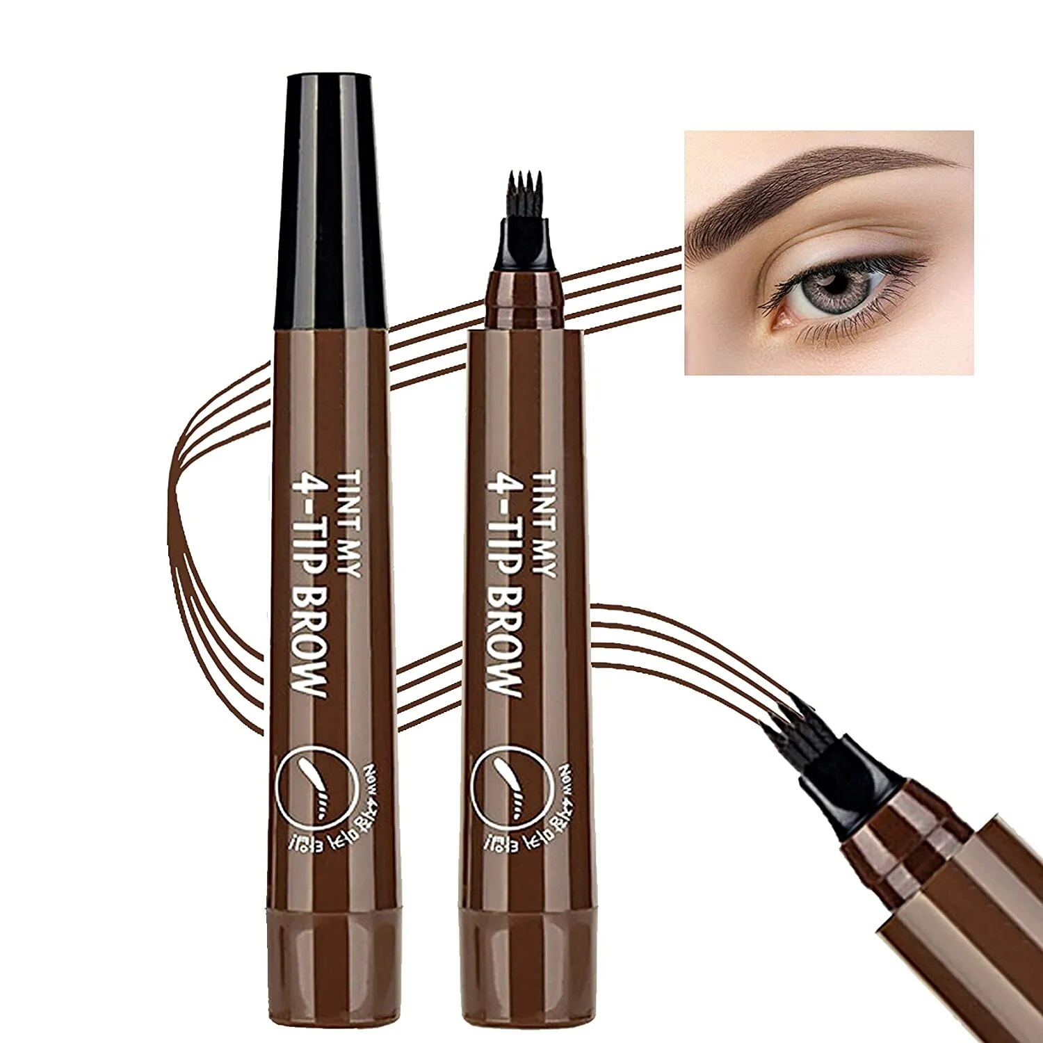 LUMIEREZ 4 Tipped Precise Brow Pen