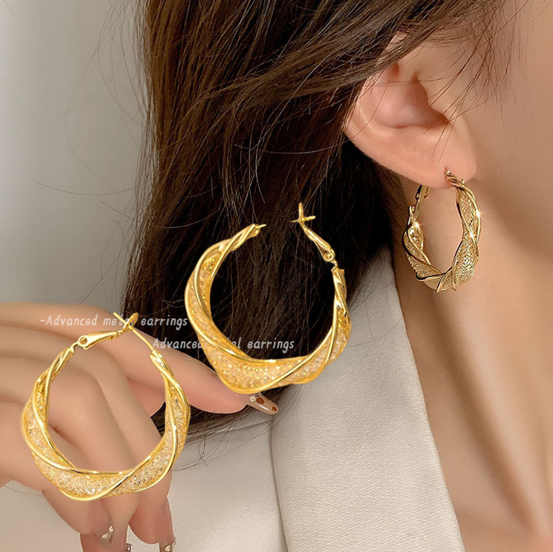 (LAST DAY SALE - 80% OFF) Lymphatic activity hoop earrings