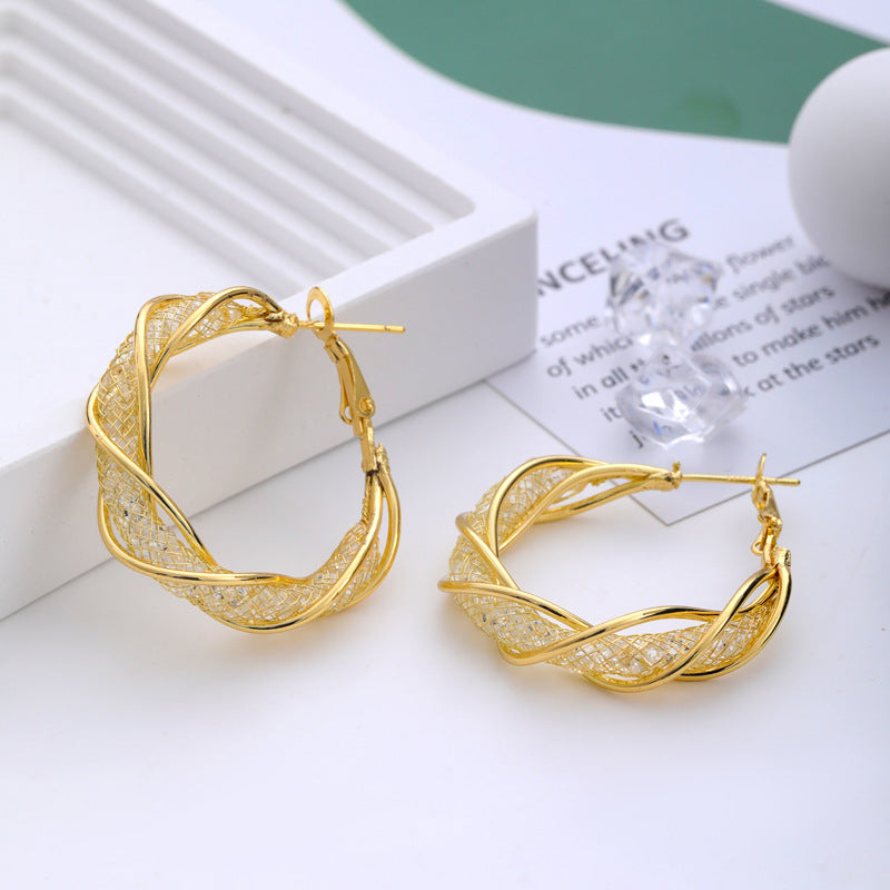 (LAST DAY SALE - 80% OFF) Lymphatic activity hoop earrings