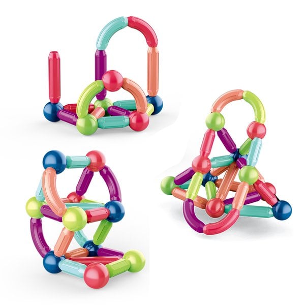 Last Day Special Sale 49% OFF - Magnetic Balls and Rods Set Educational Magnet Building Blocks