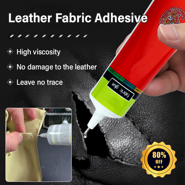 Leather fabric adhesive