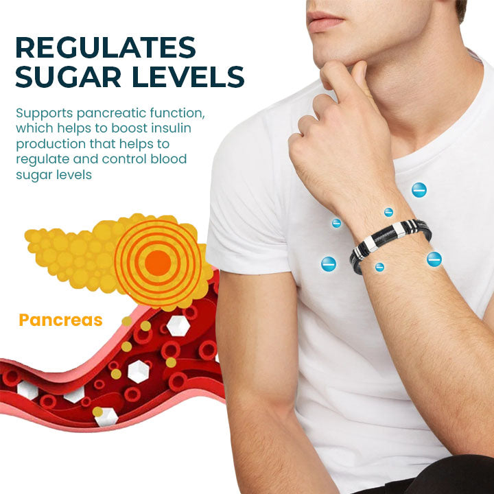 (Limited Time Discount Last Day) Ovellg SugarFirm Elite TitanION Wristband