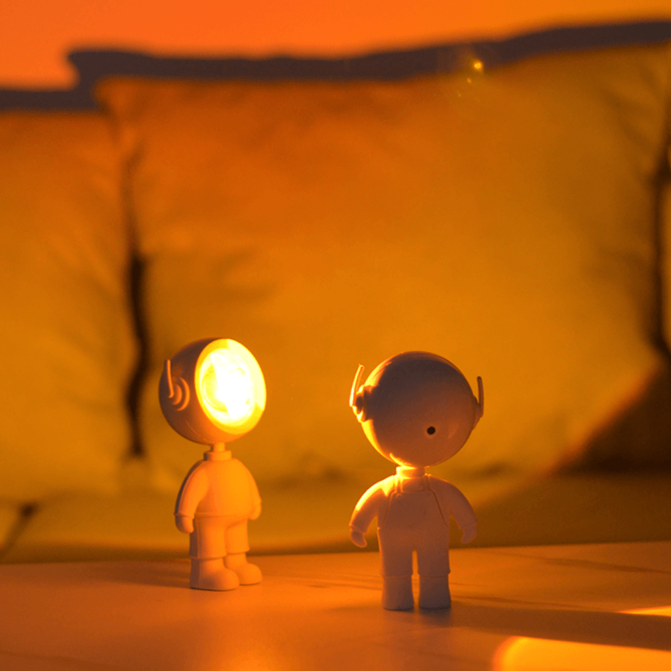 Little Astronaut Sunset Light