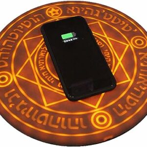 Magic Array Sound Effect Wireless Charger,10W Ultra-Thin Slim Design for Qi Compatible Smartphones.