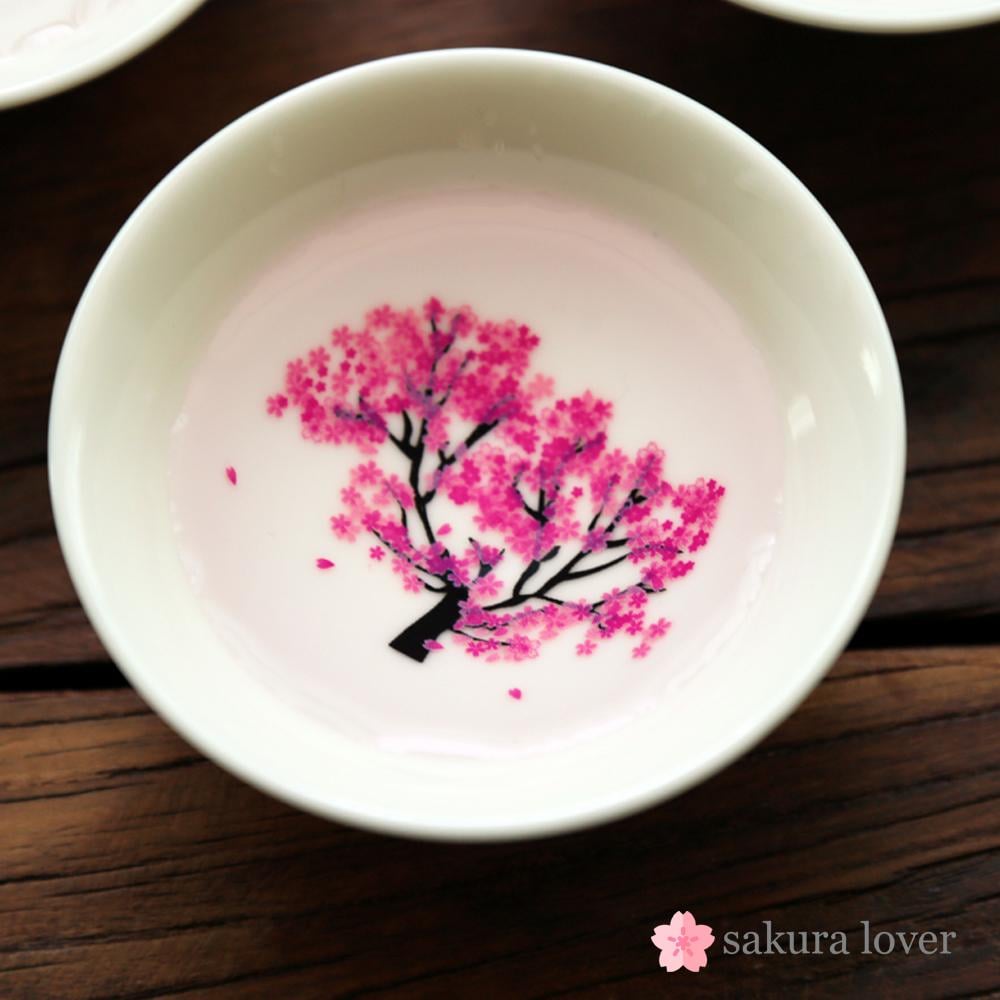 Magic Sakura Cherry Blossom Sake Cup