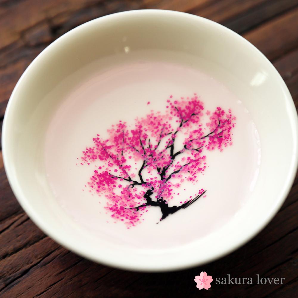 Magic Sakura Cherry Blossom Sake Cup