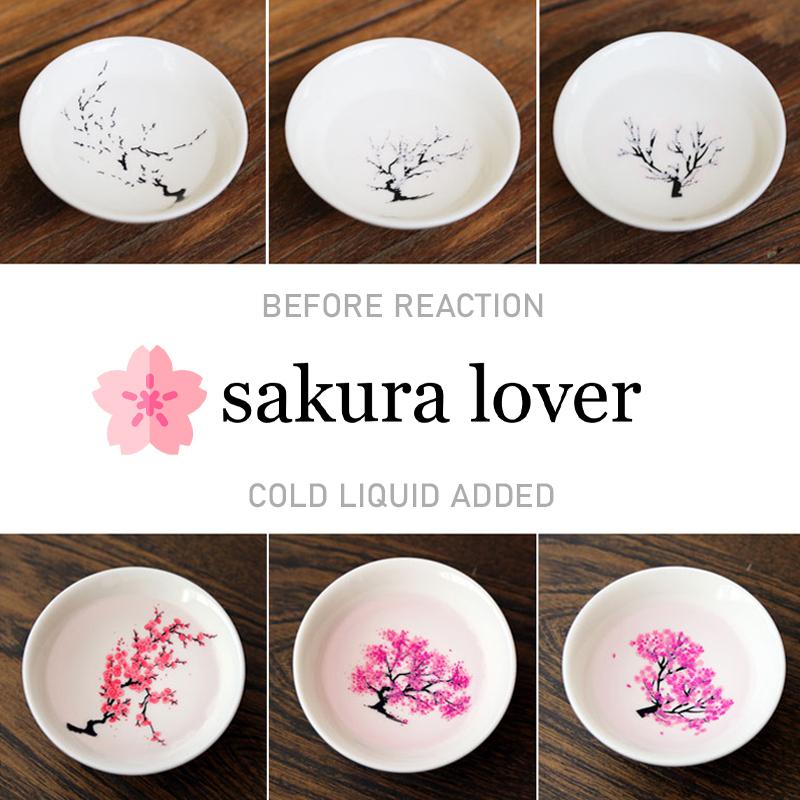 Magic Sakura Cherry Blossom Sake Cup