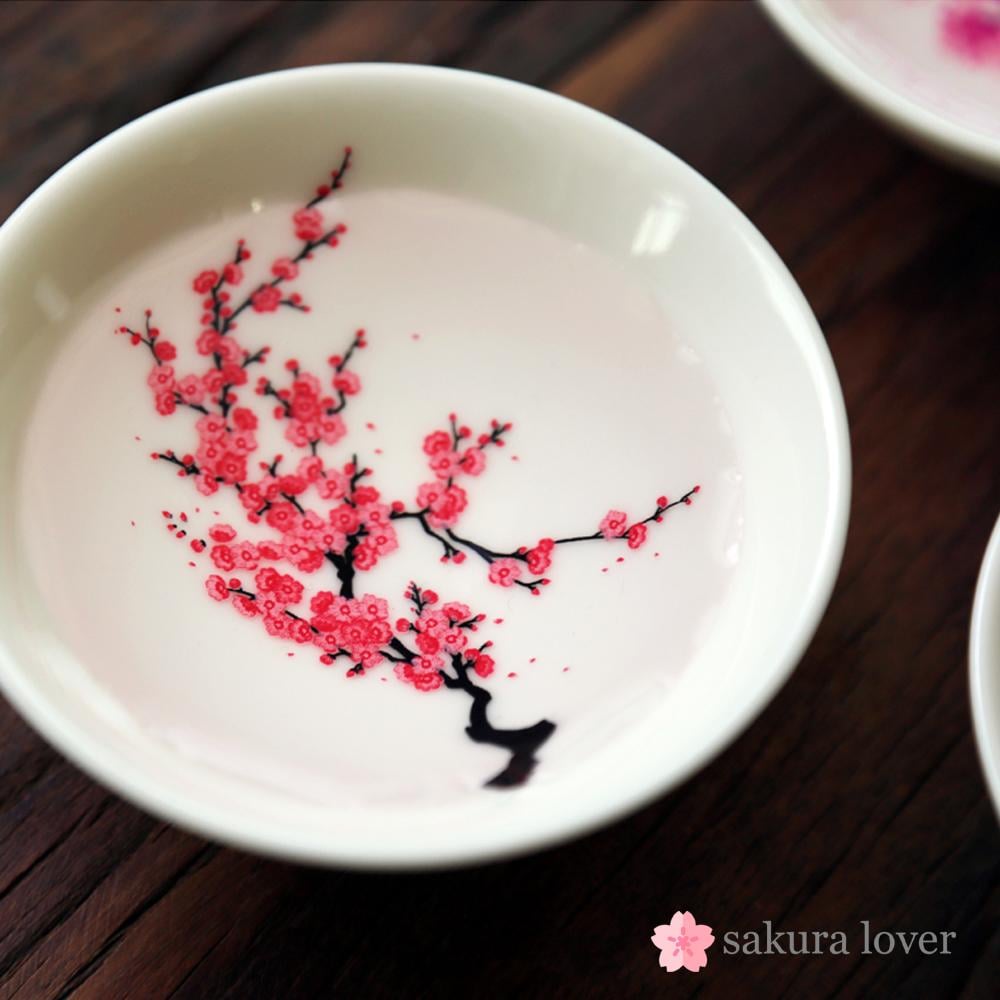 Magic Sakura Cherry Blossom Sake Cup