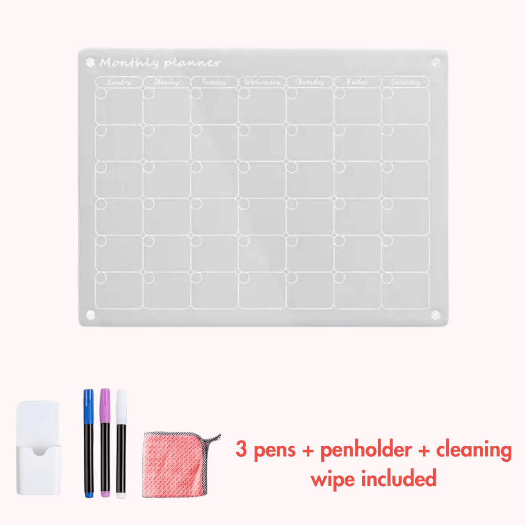 MemoMate - Magnetic Acrylic Calendar & Planner