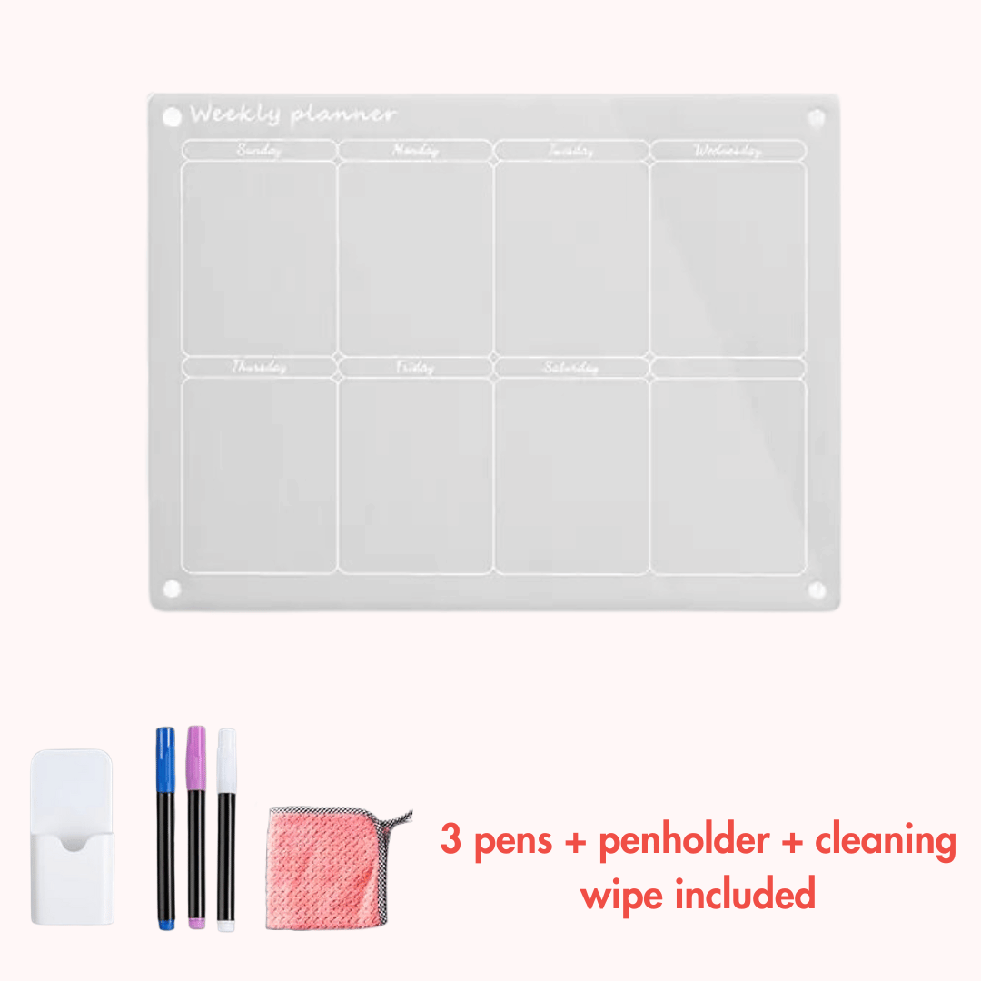 MemoMate - Magnetic Acrylic Calendar & Planner