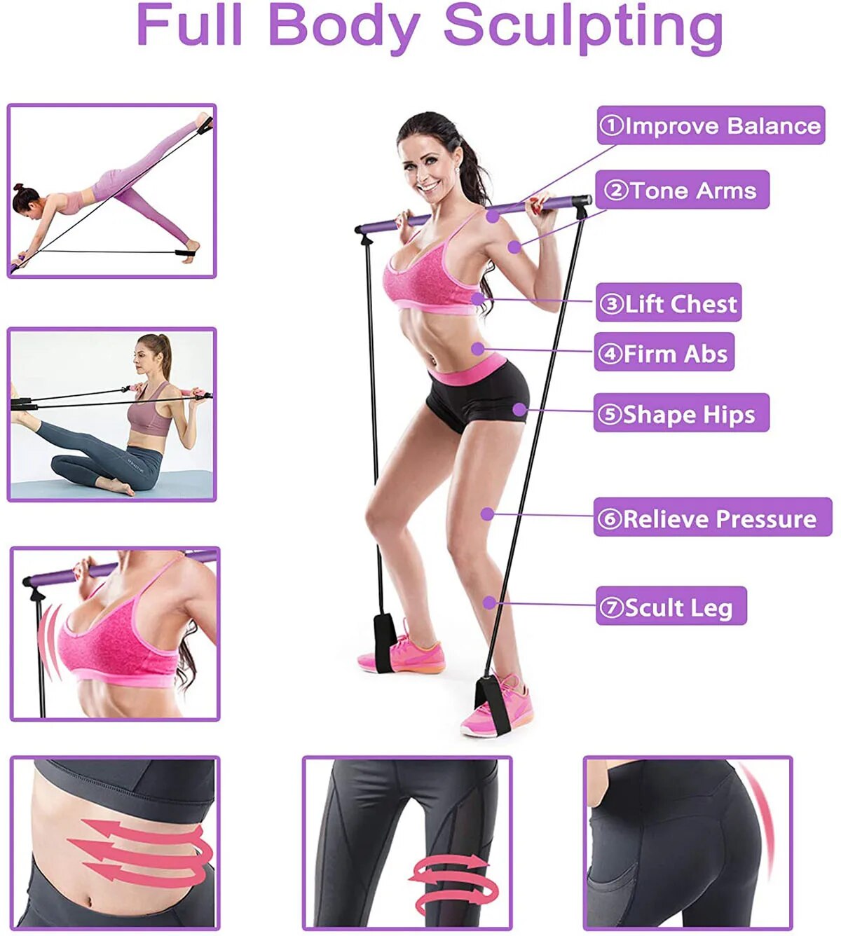 Multi-Functional Pilates Bar