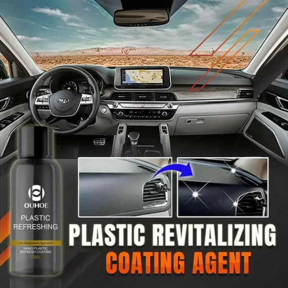 Multi-purpose cleaning, waxing and regenerating coating agent