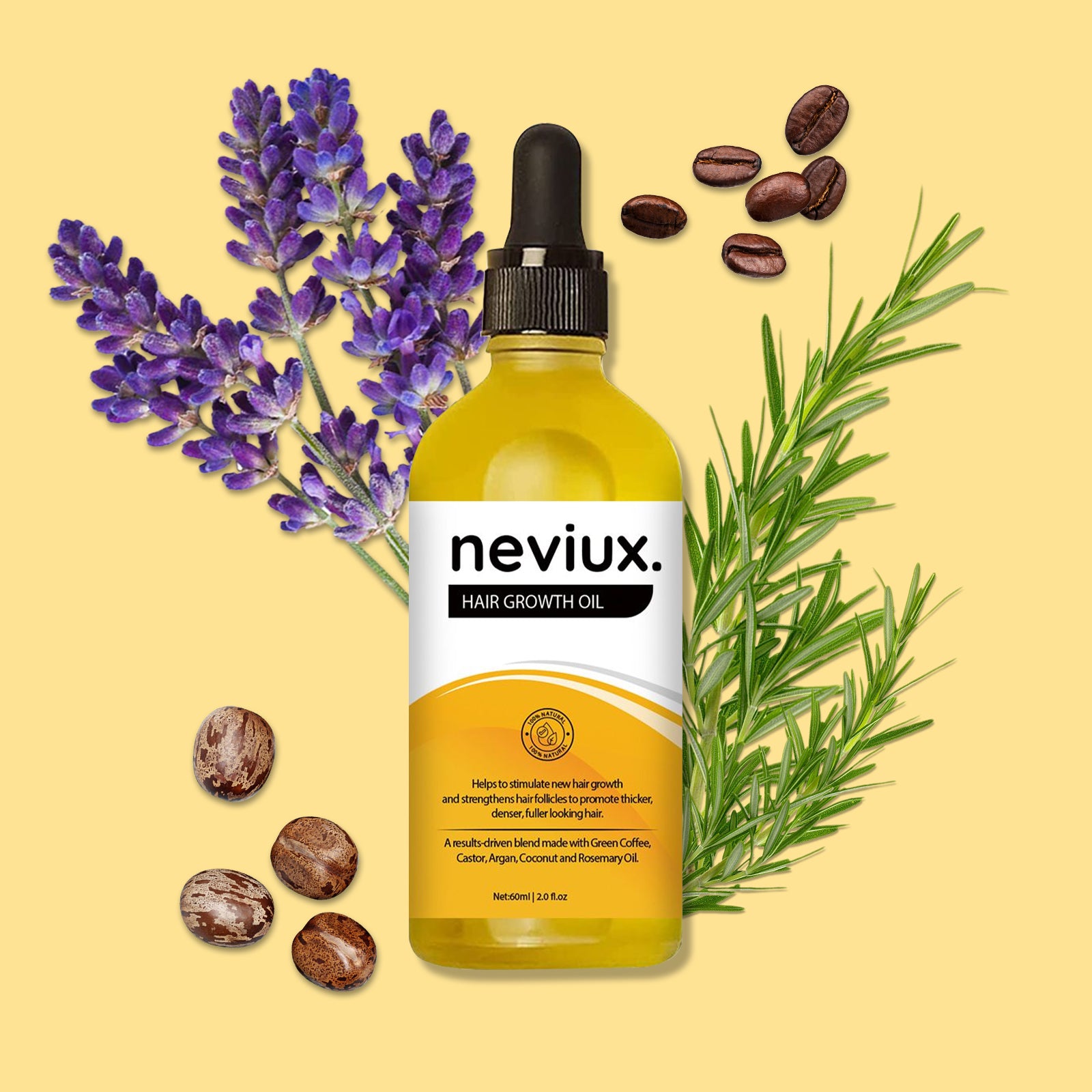 Neviux Natural Hair Growth Oil