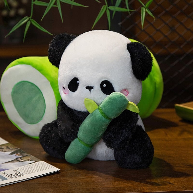 Panda In Bamboo