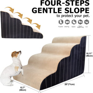 Petopvilla Dog Stairs Pet Ladder