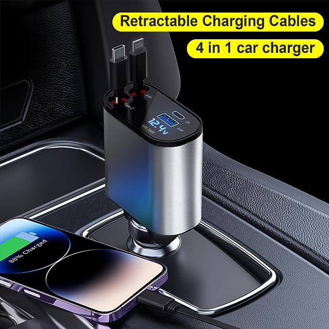 Retractable Fast Car Charger